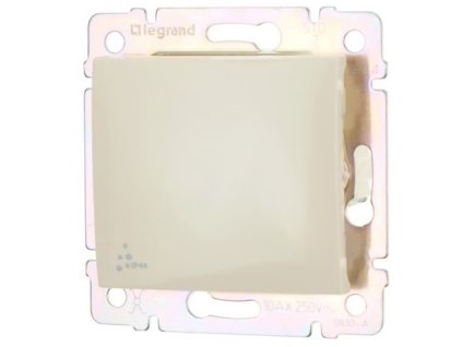 Valena - 774106 - Striedavý prepínač č. 6 - IP44 - Béžová