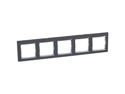 Valena - 770395 - Päťrámček - Čierna/strieborný prúžok