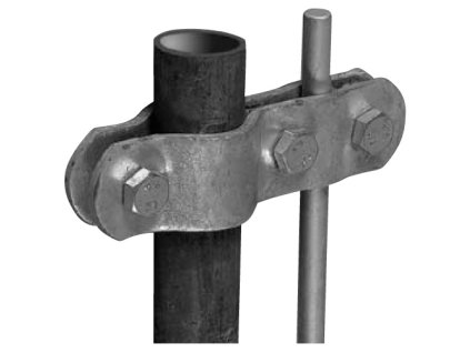 Svorka na potrubie - ST 07 - 21/2''(O75)/207mm - Fe/Zn - 0,48kg