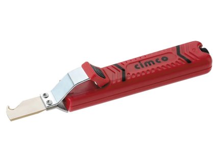 CIMCO 120010 Jokari odplášťovací nôž na káble 8-28mm s hákovou čepeľou a 2-zložkovou rukov