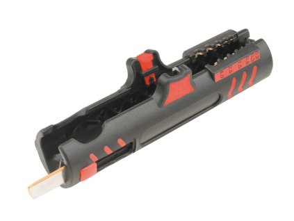 CIMCO 120025 Odplášťovač káblov Jokari Super s integrovaným odizolovačom vodičov a TiN čep