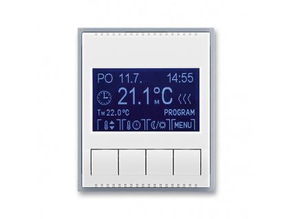 Element - 3292E-A10301 04 - Termostat digitálny - biela/ľadová šedá