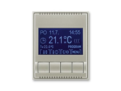 Time - 3292E-A10301 32 - Termostat digitálny - starostrieborná