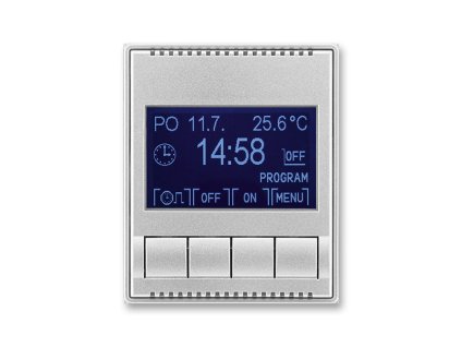 Time - 3292E-A20301 08 - Spínacie hodiny - titánová
