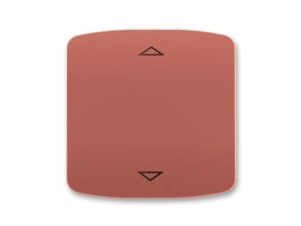 Tango - 3299A-A110 R2 - Kryt spínača žalúziového, potlač; vresová červená