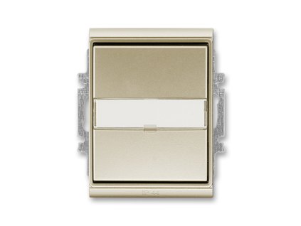 Time - 3558E-A06910 33 - Prepínač 6, prístroj, kryt, popis, IP44 - šampanská