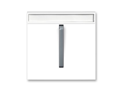 Neo - 3559M-A00610 44 - Kryt spínača spopisovým poľom 1, 2, 6, 7, 6/0 - biela/ľadová šedá