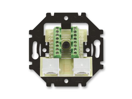 ABB - 5013U-A00152 - Prístroj zásuvky ISDN, dvojnonás.