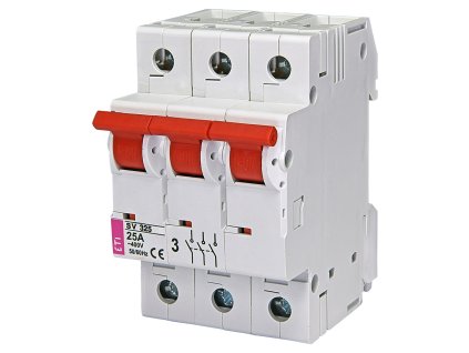 Hlavný vypínač ETI SV 325 3-pólový 25A na DIN lištu