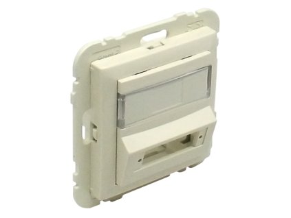 LOGUS90 - 90448 SMF - Kryt pre spojku SC APC Duplex op, slon.kosť