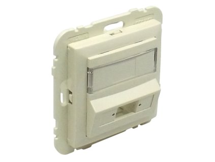 LOGUS90 - 90449 SMF - Kryt pre spojku SC APC Simplex/LC Duplex op, slon.kosť