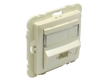LOGUS90 - 90449 SPE - Kryt pre spojku SC APC Simplex/LC Duplex op, perleťová