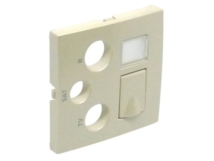 LOGUS90 - 90770 TPE - Kryt zásuvky R-TV-SAT RJ45 opt.k, perleťová