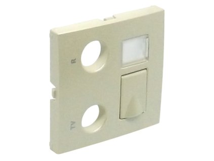 LOGUS90 - 90774 TPE - Kryt zásuvky R-TV-RJ45, perleťová