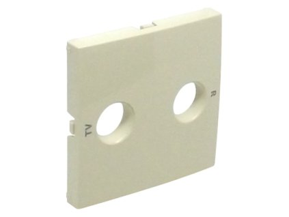 LOGUS90 - 90776 TMF - Kryt zásuvky R-TV, slon.kosť