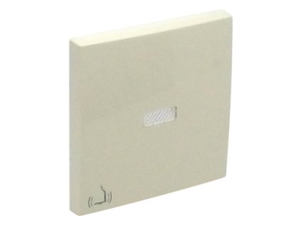 LOGUS90 - 90795 TMF - Kryt tlačidla, symbol ZVONČEK, orientačná LED, slon.kosť