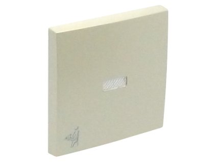 LOGUS90 - 90796 TPE - Kryt tlačidla, symbol OBSLUHA, orientačná LED, perleťová