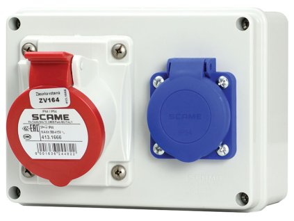 Zásuvková rozvodnica E-BOX - 686.12/4 - 230/400V/4p