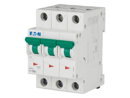 Istič Eaton PL7 B6 3-pólový 6A 10kA na DIN lištu