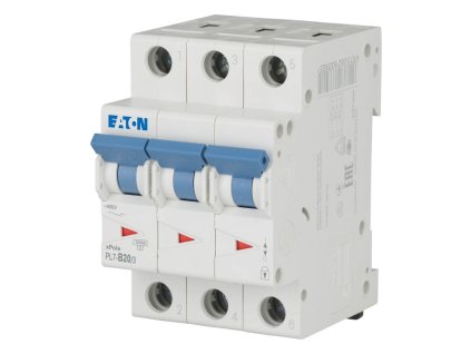 Istič Eaton PL7 B20 3-pólový 20A 10kA na DIN lištu