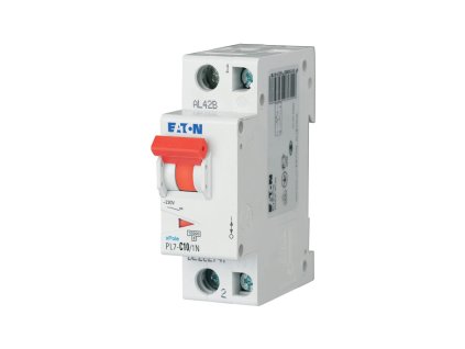 Istič Eaton PL7 C10 1+N pólový 10A 10kA na DIN lištu