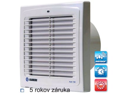 Domový axiálny ventilátor BLAUBERG Auto150H