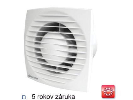 Axiálny ventilátor Blauberg Bravo 125 s priemerom 125mm a ložiskami