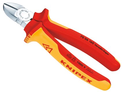 Štikacie kliešte bočné Knipex 70 06 160 VDE chrómované