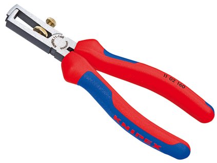Knipex 11 02 160 odizolovacie kliešte s nastavovacou skrutkou pre vodiče do 10 mm2