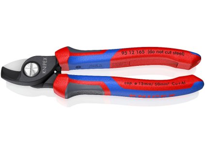 Kliešte na káble Knipex 95 12 165 (nožnice) s viaczložkovými rukoväťami