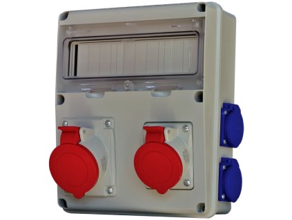 Zásuvková rozvodnica 633.31WW - ENERBOX - 32A,16A,4x230V