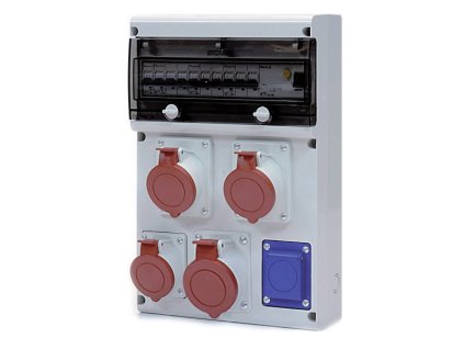 Zásuvková rozvodnica Block - 632.33312/4 - 230/400V/4p