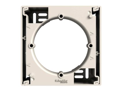 Asfora EPH6100123 - krabica pre povrchovú montáž - 1-násobná - krémová