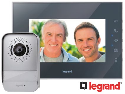 LEGRAND 369220 Videovrátnik 2-vodičová video vstupná sada čierna