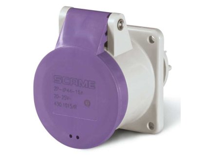 Zásuvka-vstavná-šikmá 2P 32A 20-25V 12H