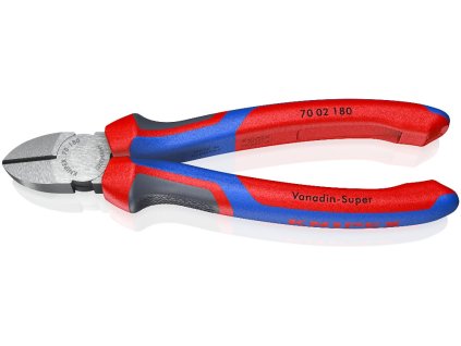 Štikacie kliešte bočné Knipex 70 02 180 s viaczložkovými rukoväťami