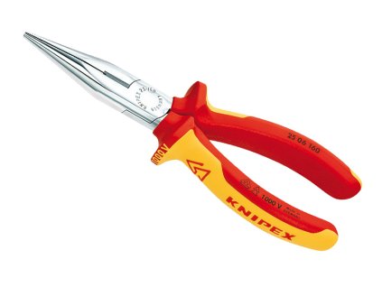 Rovné polkruhové kliešte Knipex 25 06 160 VDE chrómované