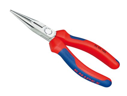 Polkruhové kliešte s britmi Knipex 25 02 160 (bocianky)