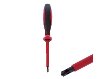 Špeciálny skrutkovač CIMCO 117757 Kombi-profil PH/FL 1 s dĺžkou 80 mm a izoláciou VDE