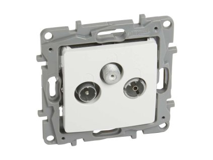Niloé - 764563 - TV-RD-SAT zásuvka  hviezdicový rozvod - biela