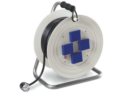 Predĺžovací bubon SCAME - 742.244/15-25M - 4x230V - 3x1,5 - GUMA - 25 metrov