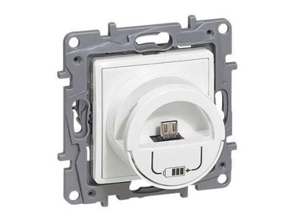 Niloé - 764596 - mikro USB nabíjací stojan + USB nabíjačka - biely