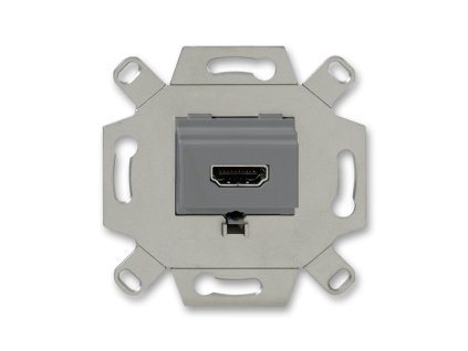 ABB - 0230-0-0432 - Zásuvka komunikačná priama, HDMI, šedá