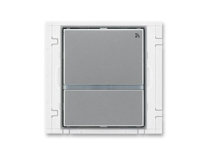 Time - 3299E-A21908 36 - Vysielač RF, kryt, nástenný, 2-tlač. - oceľová