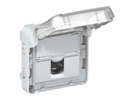 Plexo - 069556 - Zásuvka RJ45 Cat.5e UTP sivá