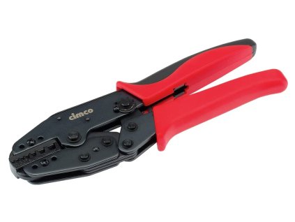 Račňové lisovacie kliešte CIMCO 106120 s lichobežníkovým profilom pre dutinky 0,5-16mm