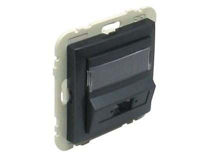 LOGUS90 - 90449 SPM - Kryt pre spojku SC APC Simplex/LC Duplex op, čierna