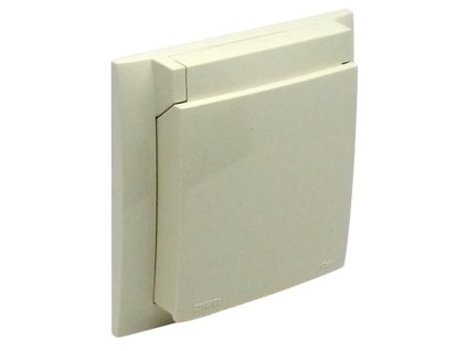 LOGUS90 - 90961 TMF - Kryt zásuvky IP44 s rámčekom, slon.kosť