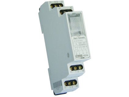 Pomocné relé biela kontrolka, výstup 3x16A prepínací