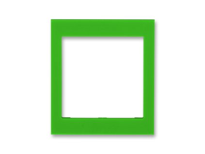 Levit - 3901H-A00355 67 - Rámček jednonásobný s otvorom 55x55, stredný - zelená